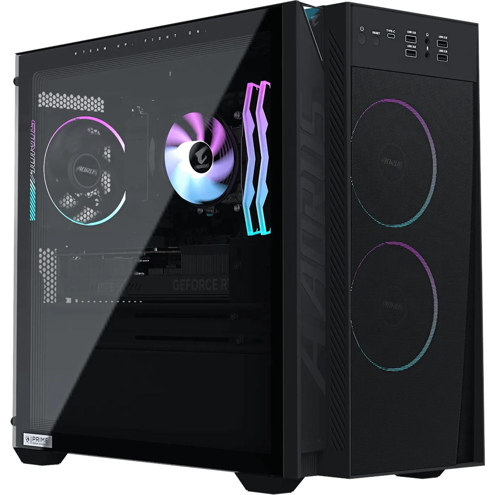 GIGABYTE RYZEN 7 9700X-16GB DDR5 RAM-1TB NVME-8GB RTX5060-W11H GAMING PC / AORUS PRIME3 AP3A7N6-5111