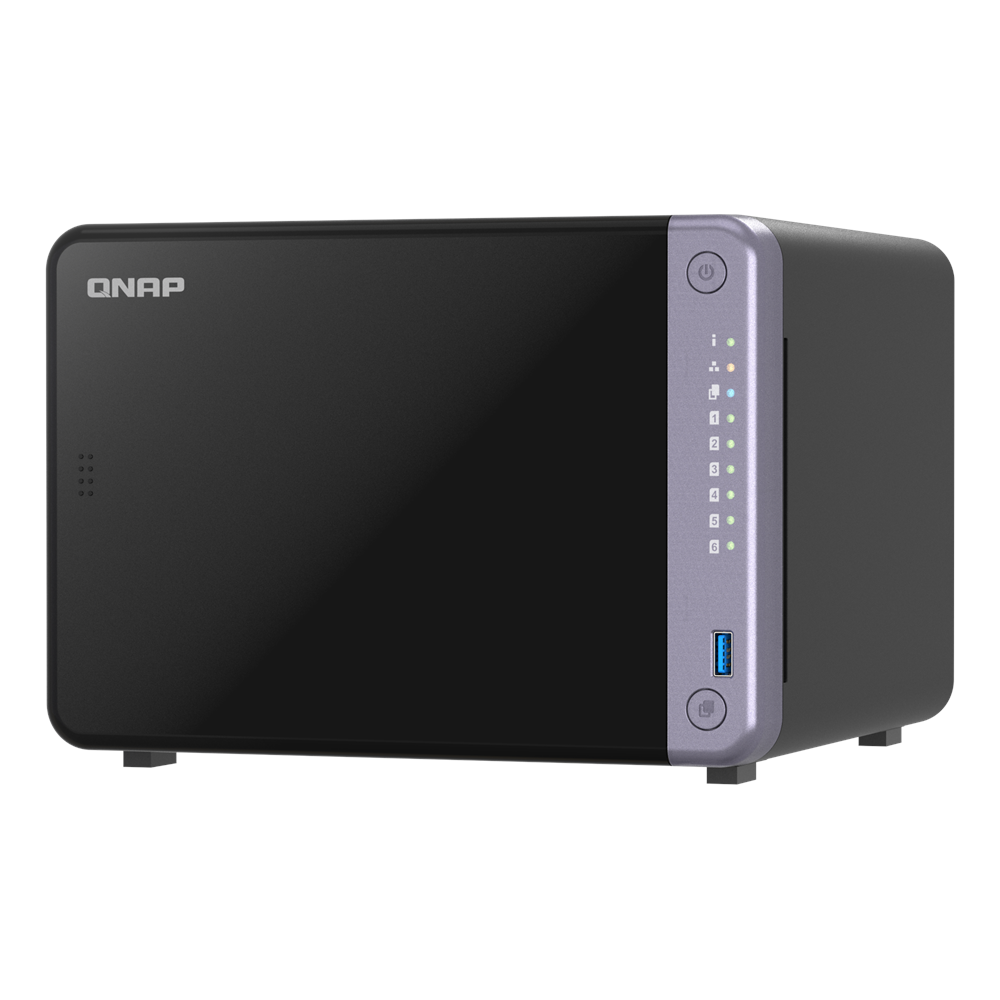 QNAP 6diskli Alpine AL524 QC-8GB RAM-2-10GbE SFP+ Nas Server TS-632X (50296)