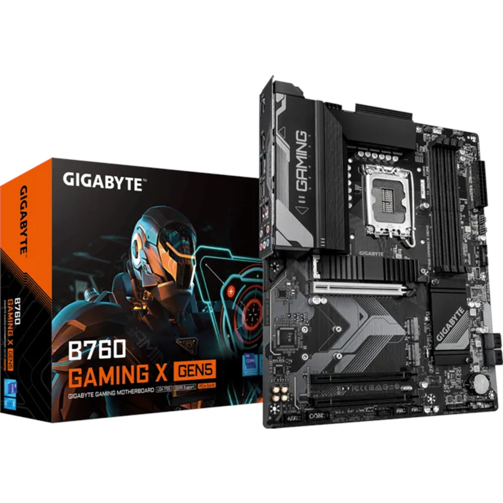 GIGABYTE B760 GAMING X GEN5 DDR5 HDMI-DP TYPEC PCIE 5.0 1700p ATX
