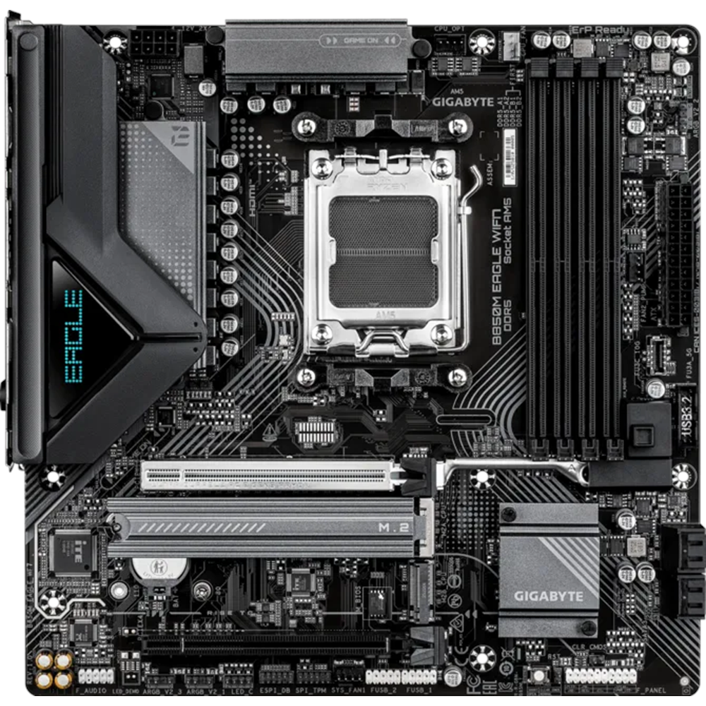 GIGABYTE B850M EAGLE WIFI7 DDR5 HDMI-DP TYPEC PCIE 5.0 AM5 mATX