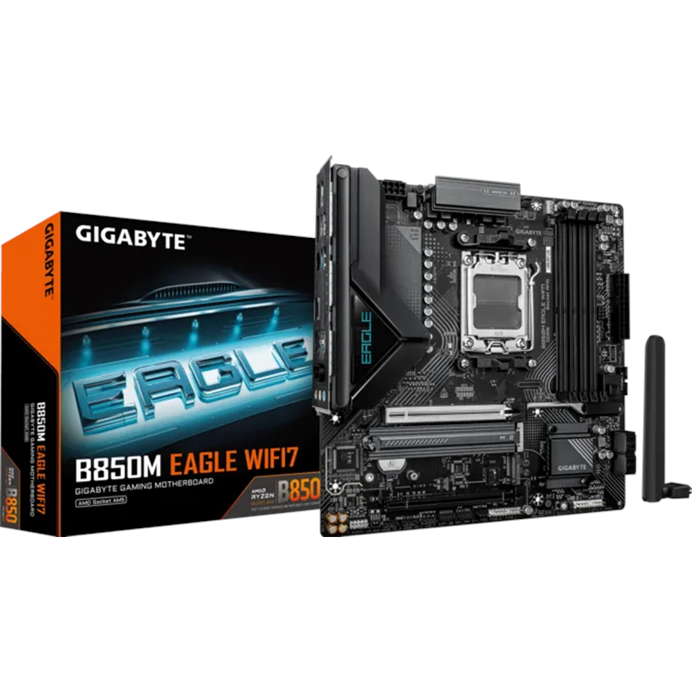 GIGABYTE B850M EAGLE WIFI7 DDR5 HDMI-DP TYPEC PCIE 5.0 AM5 mATX