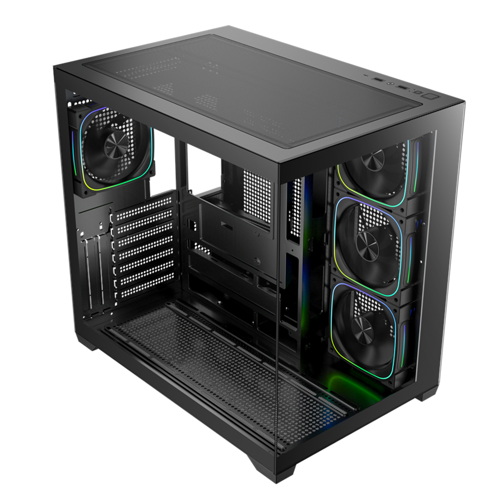 BITFENIX 850W 80+ BRONZE FC-ZAA85KKGKK-4A 4-ARGB Fanlı Gaming Mid-Tower PC Kasası