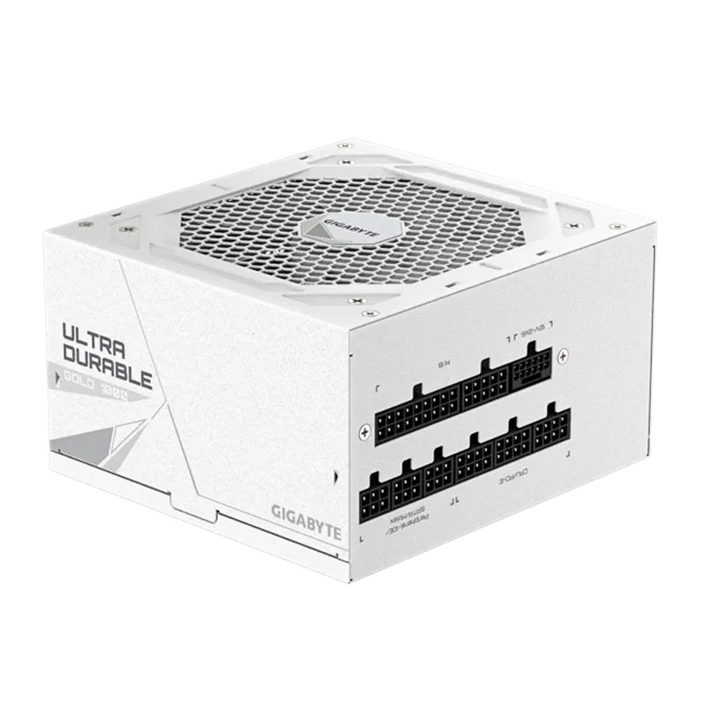 GIGABYTE 1000w 80+Gold GP-UD1000GM PG5 ICE Tam Modüler Power Supply Beyaz