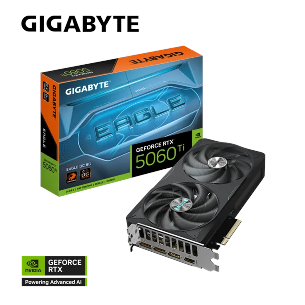 GIGABYTE 8GB RTX5060TI GV-N506TEAGLE OC-8GD GDDR7 128bit HDMI-DP PCIE 5.0