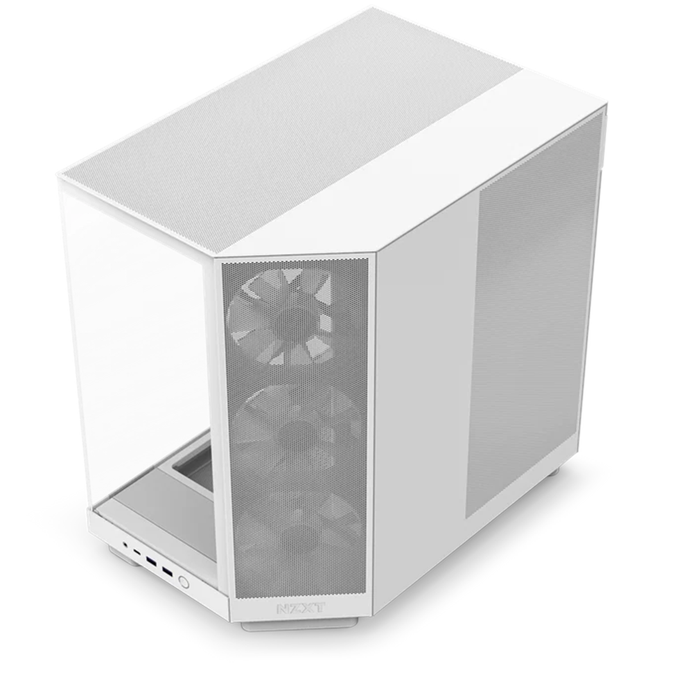 NZXT H6 FLOW RGB CC-H61FW-R1 Gaming Mid-Tower PC Kasası Beyaz