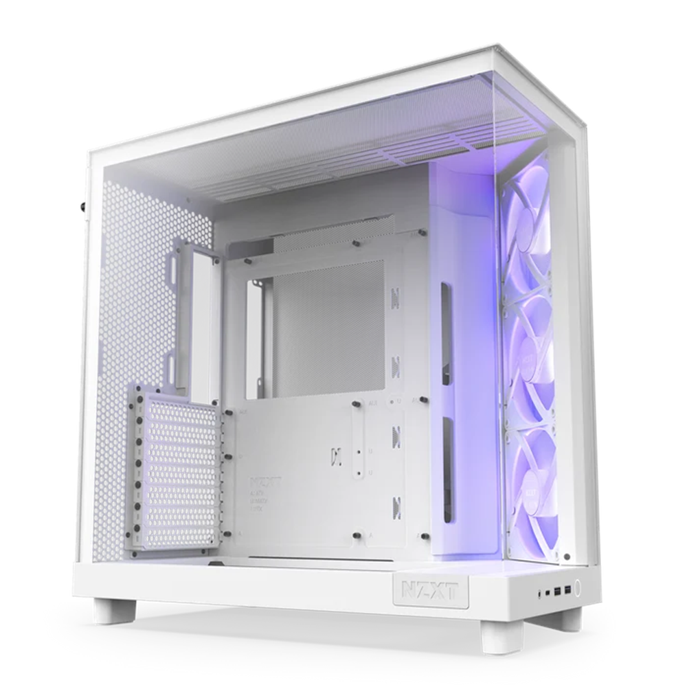 NZXT H6 FLOW RGB CC-H61FW-R1 Gaming Mid-Tower PC Kasası Beyaz