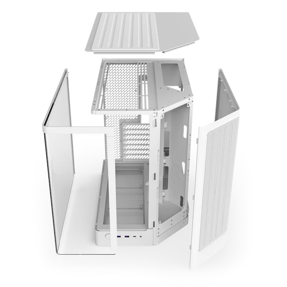 NXZT H6 COMPACT CC-H62FW-01 Mid-Tower PC Kasası Beyaz
