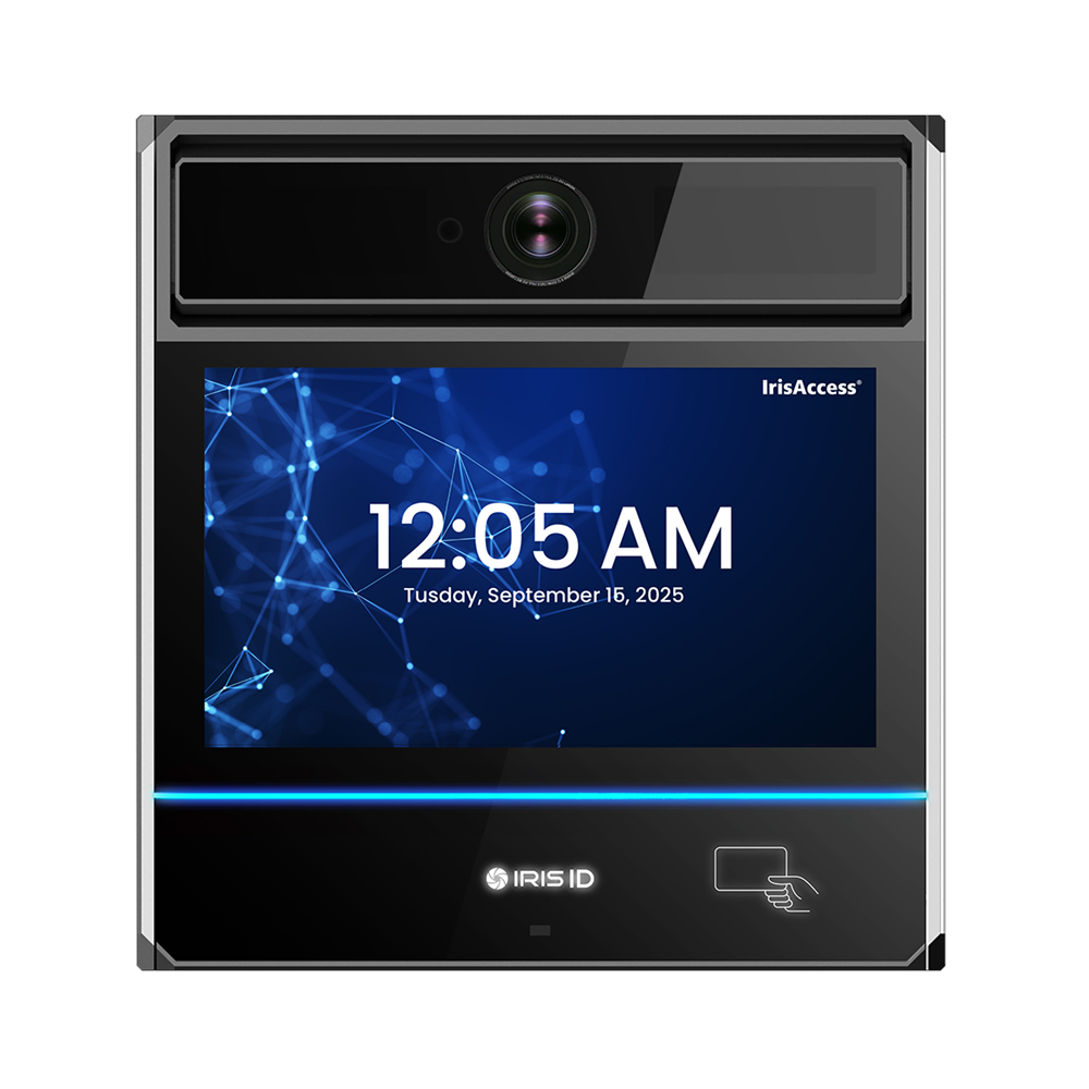 IRIS ID iA1000-WPH Iris + Yüz Tanıma 100.000 Kullanıcı Wi-Fi PoE+ Smart Card Biyometrik Geçiş Terminali