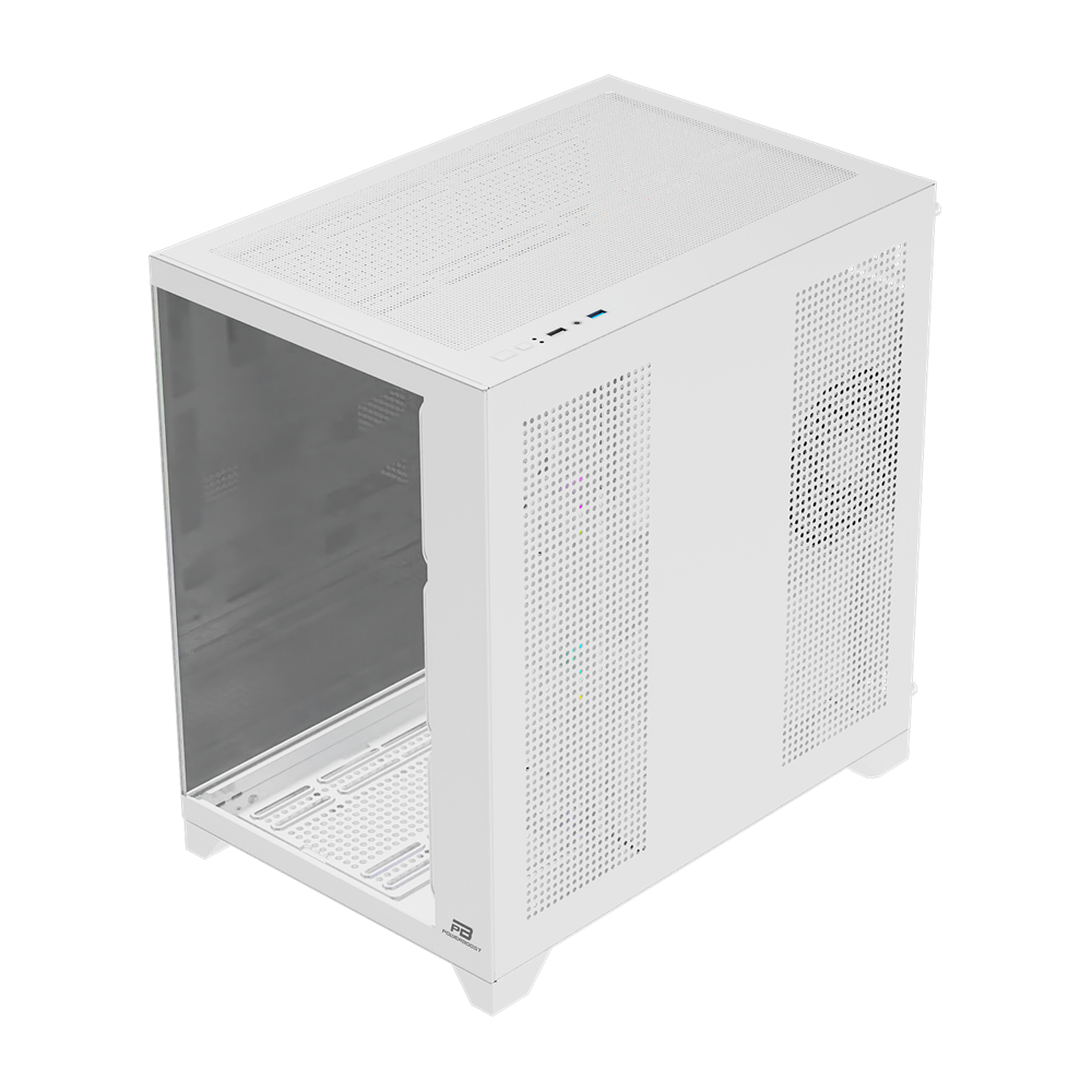 POWERBOOST 750W 80+ BRONZE PB-C9025W 4-ARGB Fanlı Gaming Mid-Tower PC Kasası Beyaz