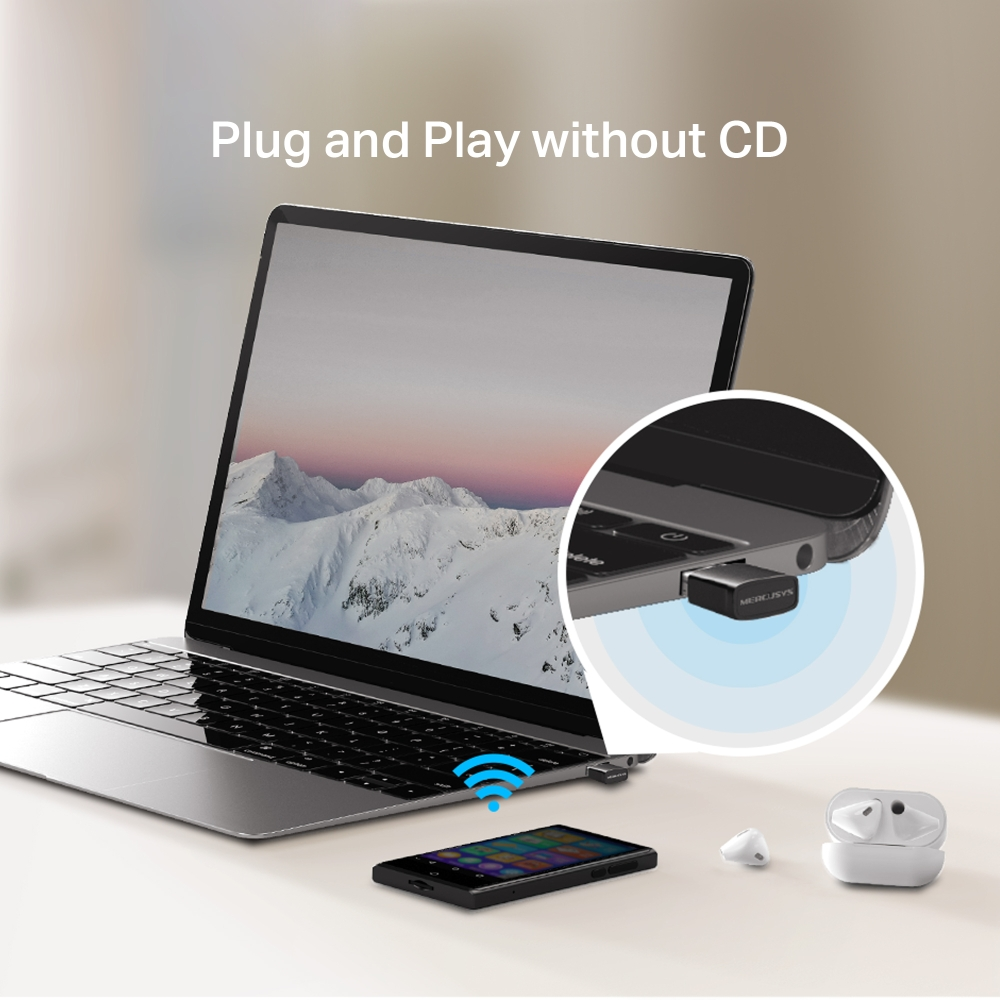 MERCUSYS MA12N NANO N300 Usb Kablosuz Ağ Adaptörü