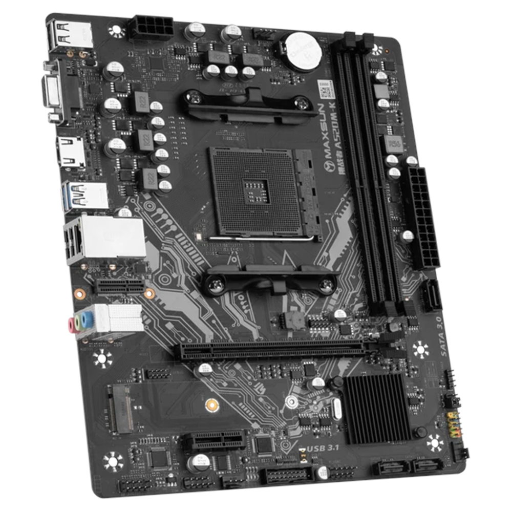 MAXUN CHALLANGER A520M-K DDR4 HDMI PCIE 3.0 AM4 mATX
