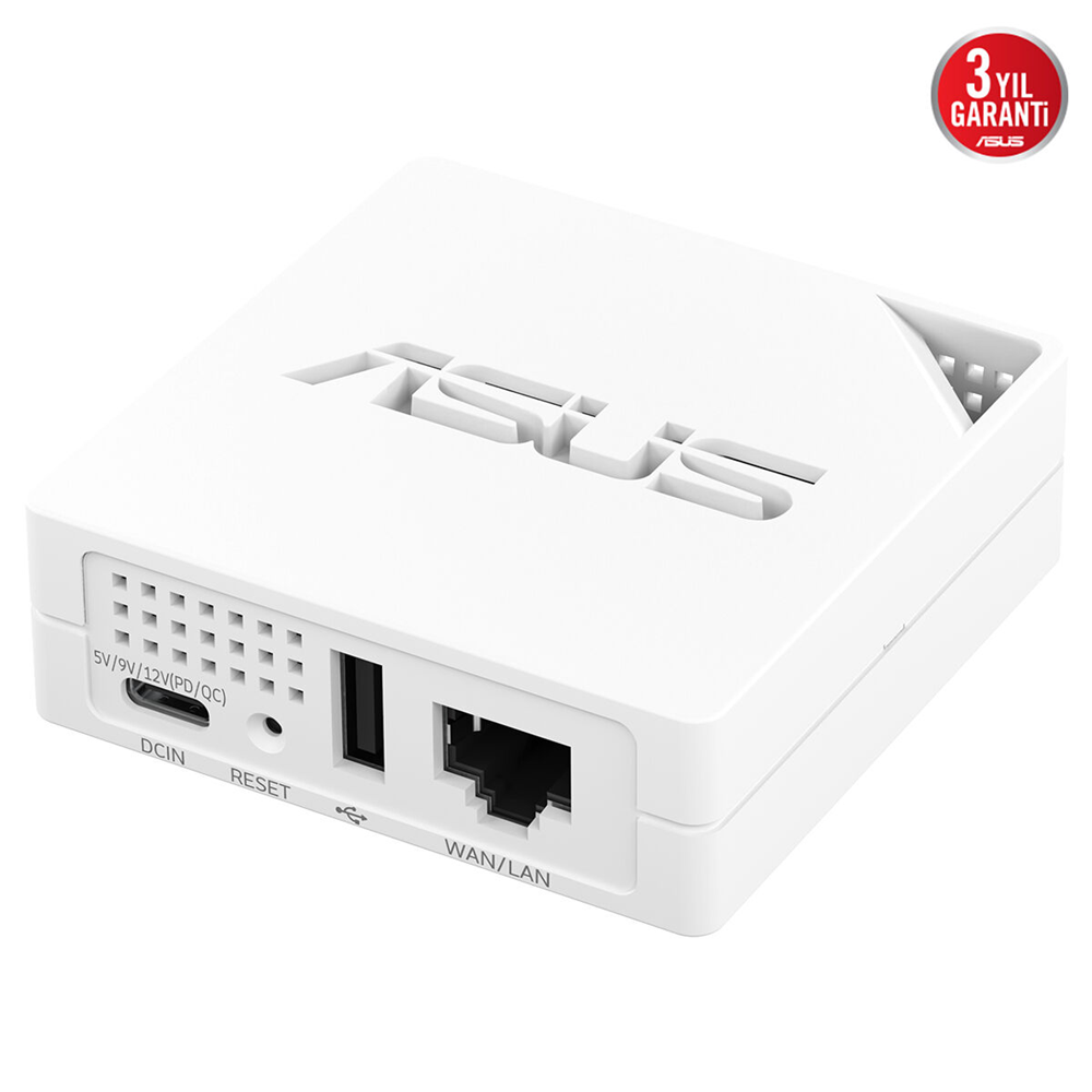 ASUS RT-AX50 GO WIFI6 AX1500 Çift Bant Mini Mobil Router