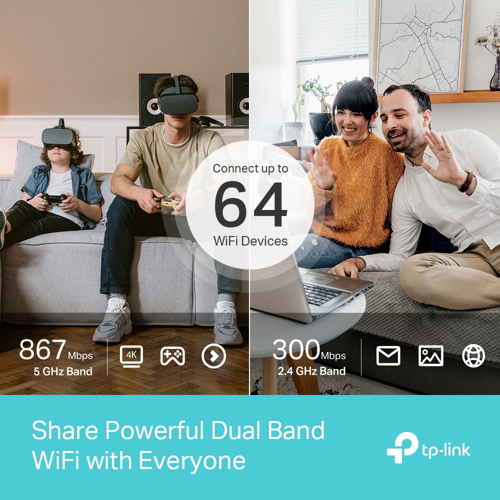 TP-LINK Archer MR600 AC1200 Dual Band 4G LTE Gigabit Router