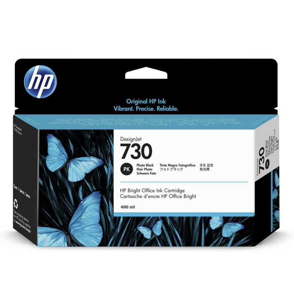 HP P2V73A / 730 Photo Black 300 ml Orijinal DesignJet Mürekkep Kartuşu