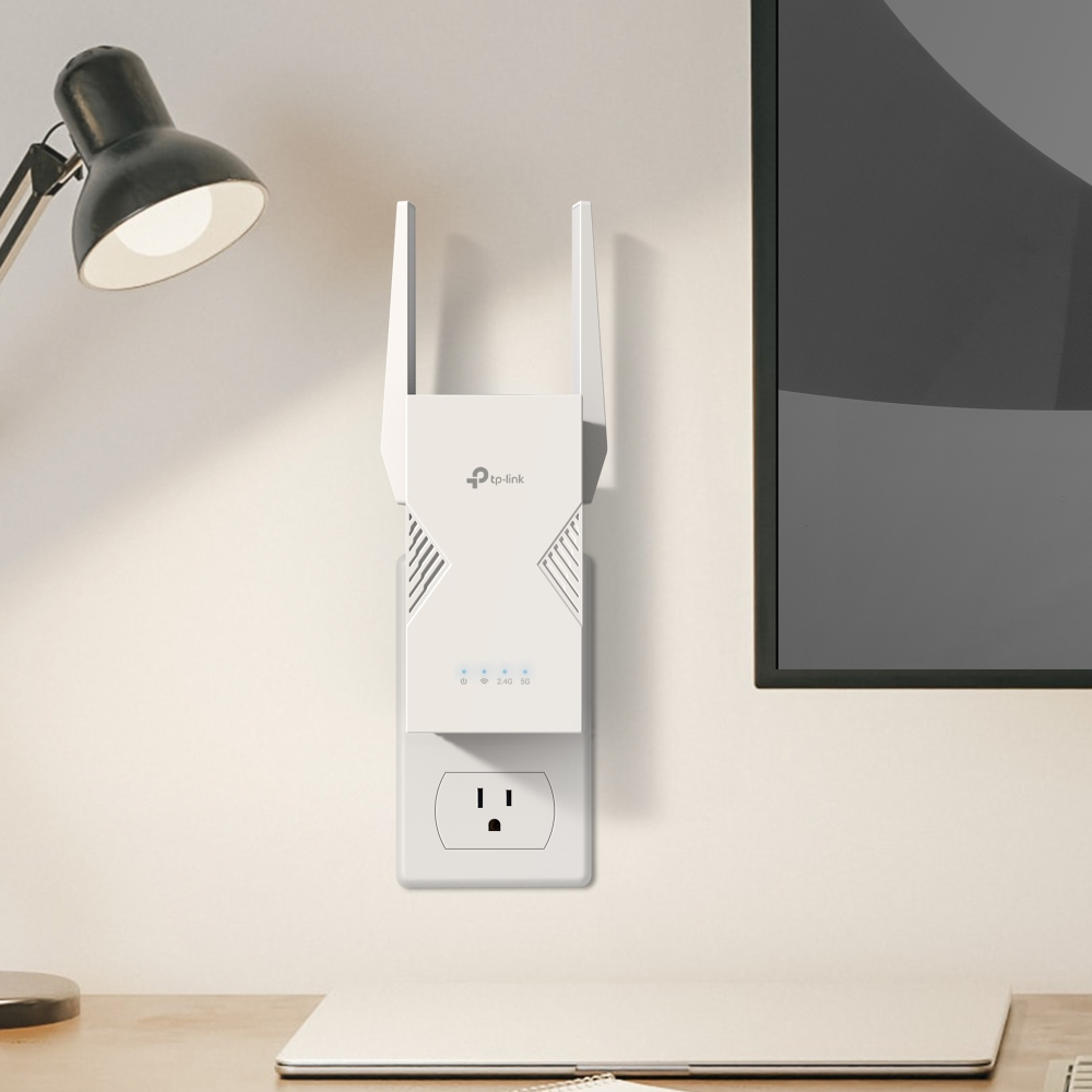 TP-LINK RE235BE WIFI7 BE3600 Çift Bant Menzil Genişletici Priz Tip
