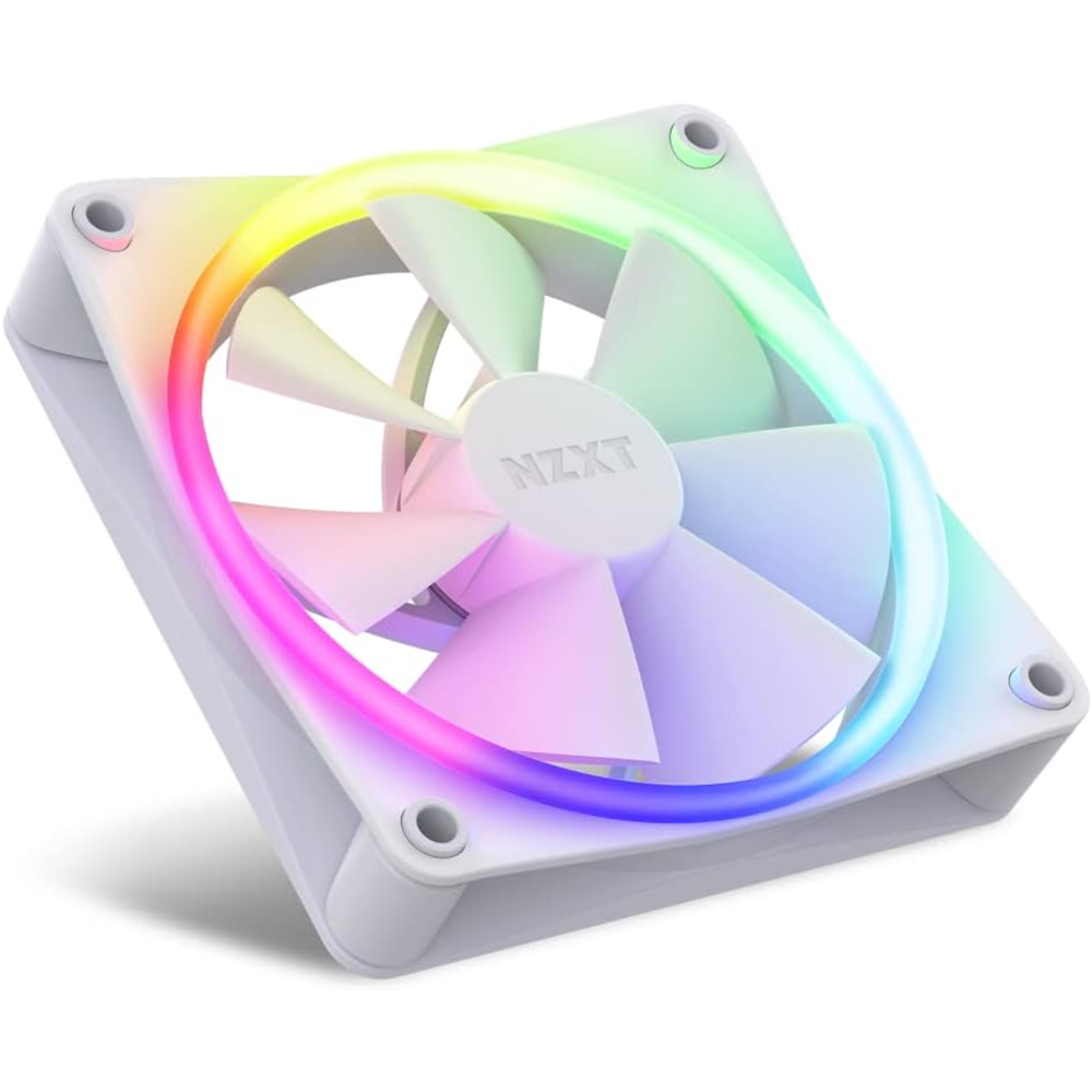 NZXT 120MM F120 RGB Beyaz PWM Kasa Fanı – RF-R12SF-W1