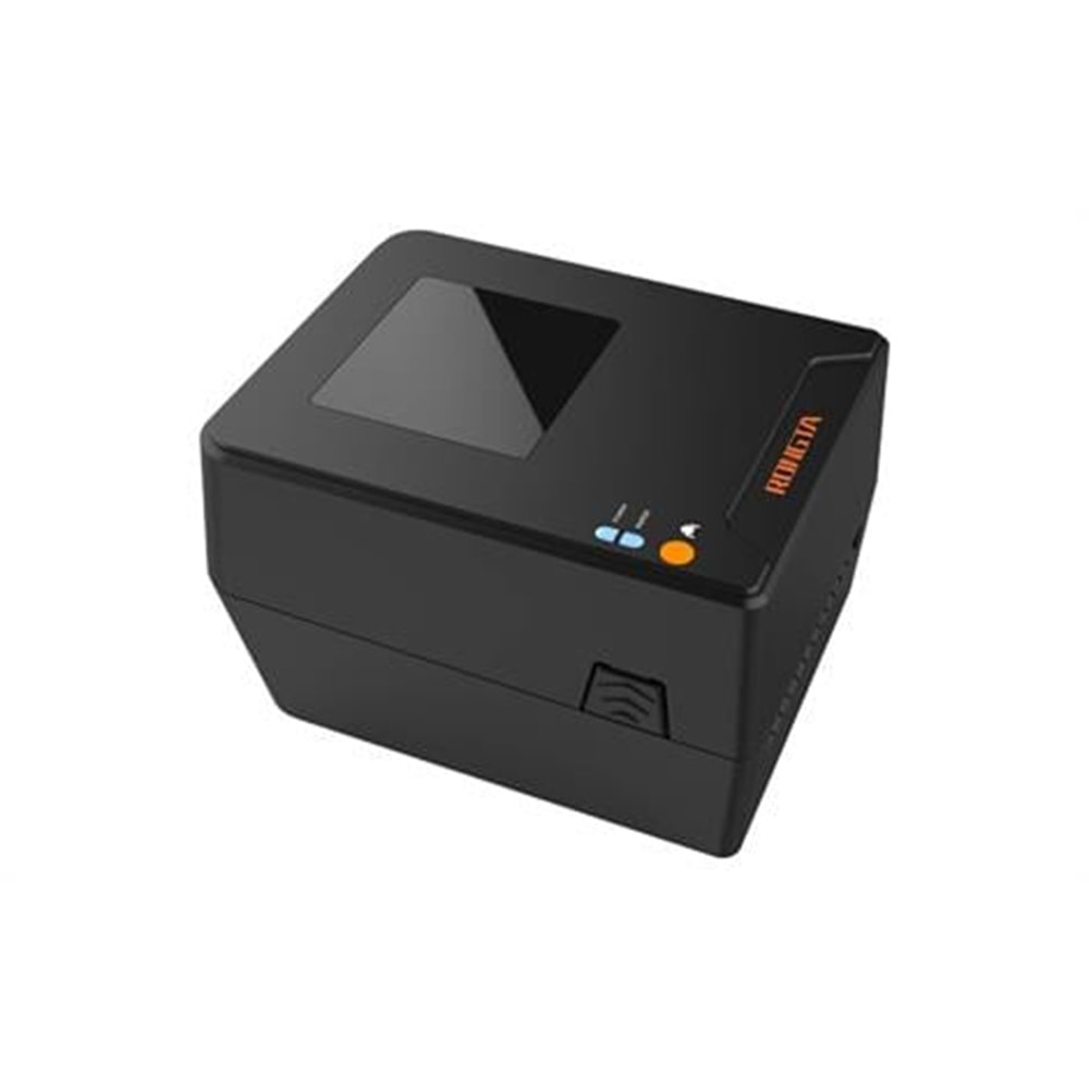 RONGTA 203dpi RP400A 104mm 152mm/sn USB + Seri + Ethernet Kesicili Termal Transfer Barkod Etiket Yazıcı