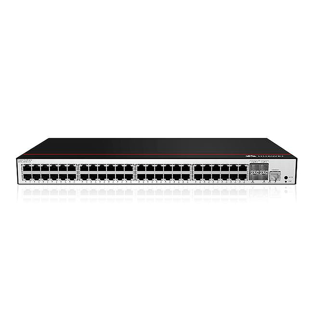 HUAWEI 48port PoE 828W 4-10GbE SFP 2.5GbE 2 ayrı 12GE stack portu Yönetilebilir Switch S5735-L48PN4XE-A-V2