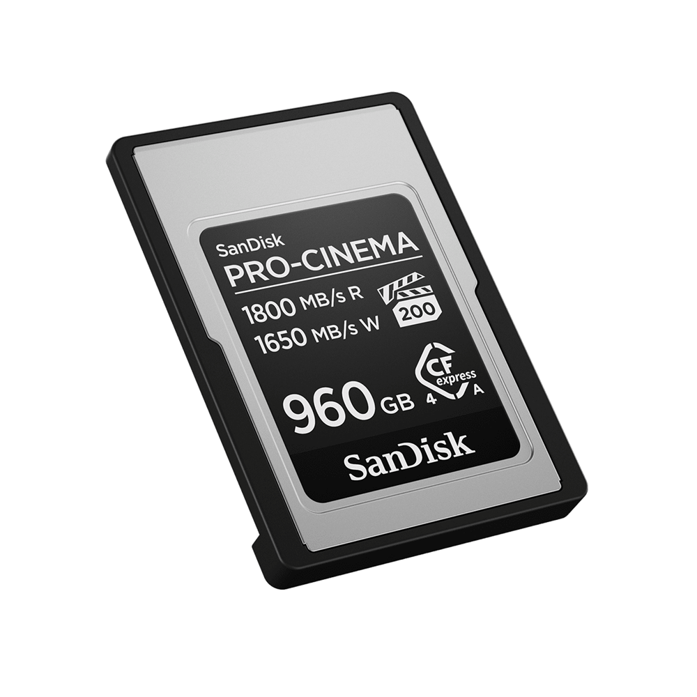 SANDISK 960GB PRO-CINEMA SDCFEA-960G-GN4NN CFexpress Type A PCIe Gen4 1800-1650MB/s Hafıza Kartı