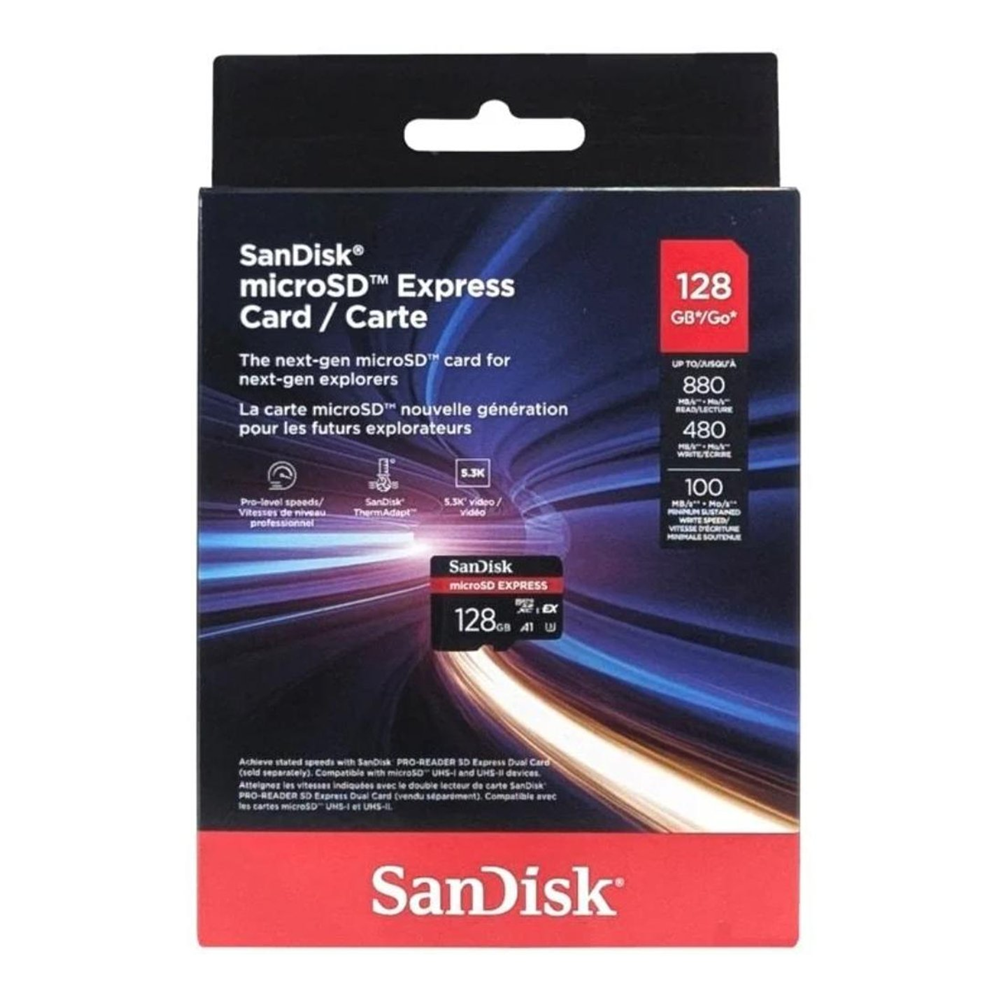 SANDISK 128GB EXPRESS SDSQXFN-128G-GN4NN U3 A1 480MB/s microSD Hafıza Kartı