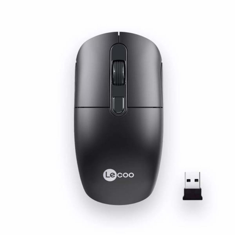LENOVO LECOO M2001 Kablosuz 1600dpi Optic Siyah Mouse