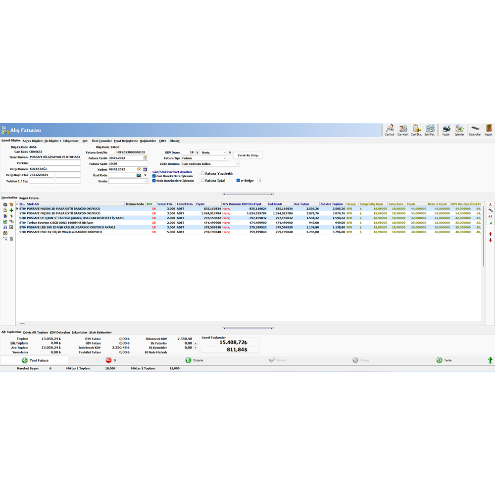 Akınsoft Wolvox Ön Muhasebe Paket-2