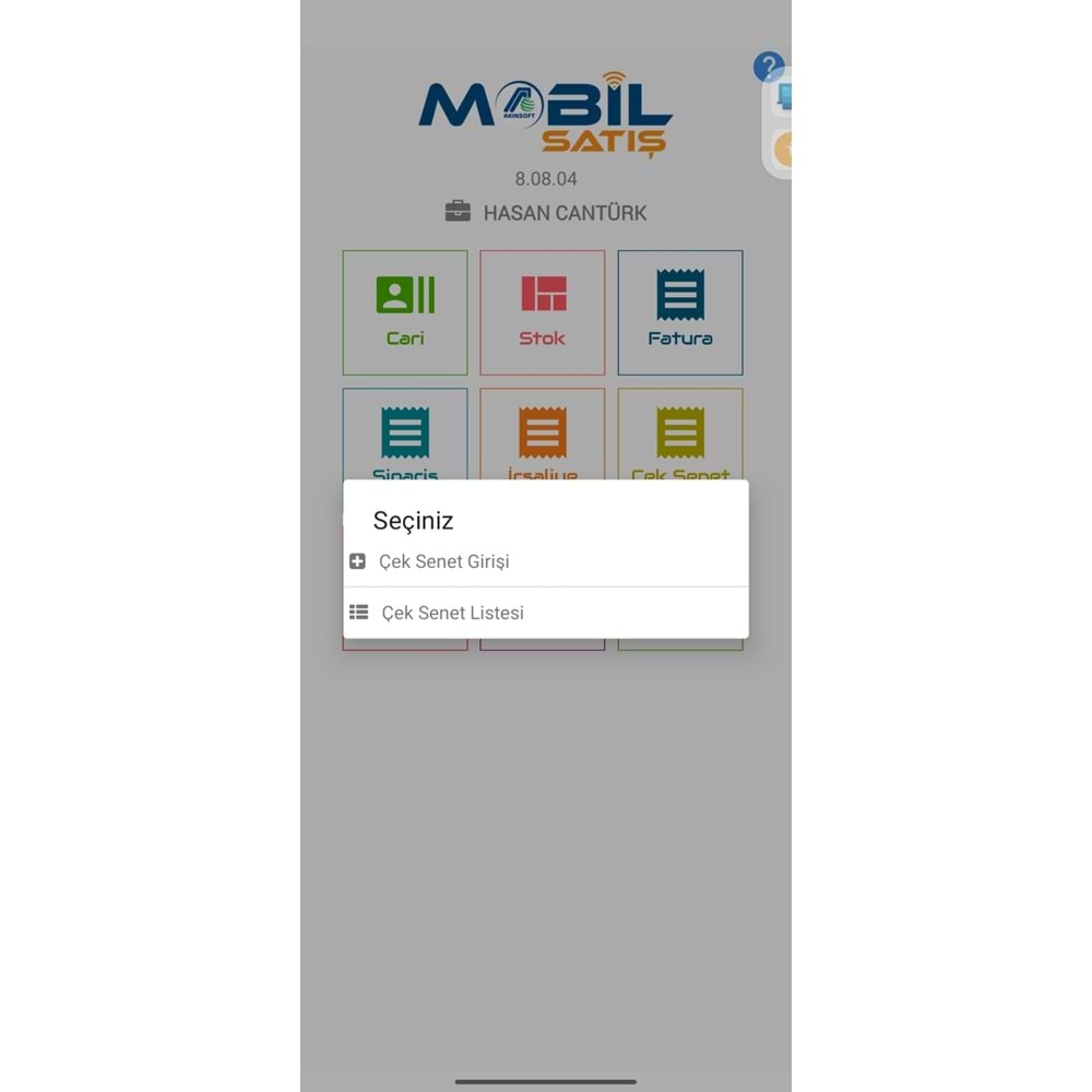 Akınsoft Wolvox Mobil Satış Paket-2