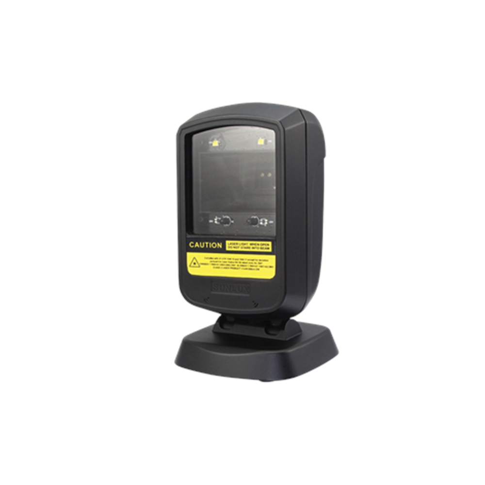 SUNLUX XL-2303 1D/2D 640x480 CMOS 4mil 60 FPS RS-232 Seri + Adaptör Masaüstü Karekod Okuyucu