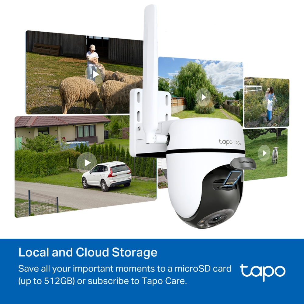 TP-LINK 2MP Speed Dome 4G LTE Pan-Tilt IP Kamera TAPO C501GW
