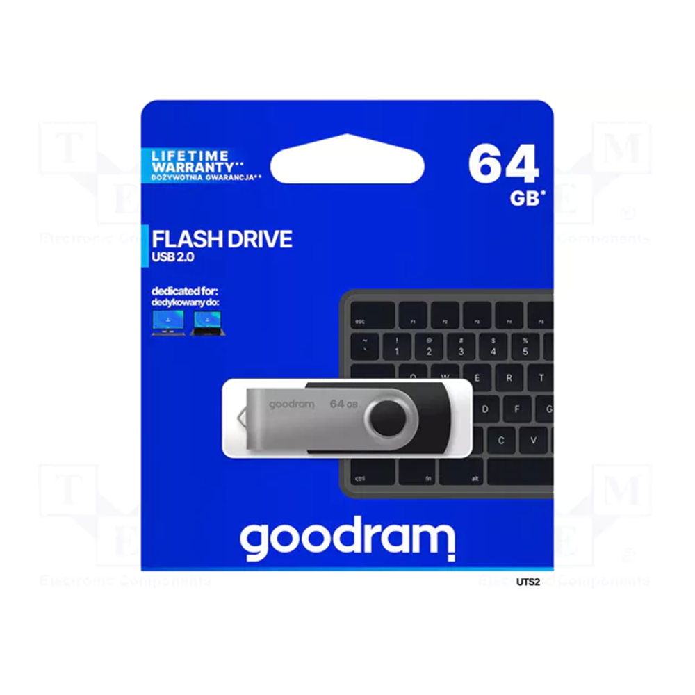GOODRAM 64GB UTS2 UTS2-0640K0R11 Usb 2.0 Bellek
