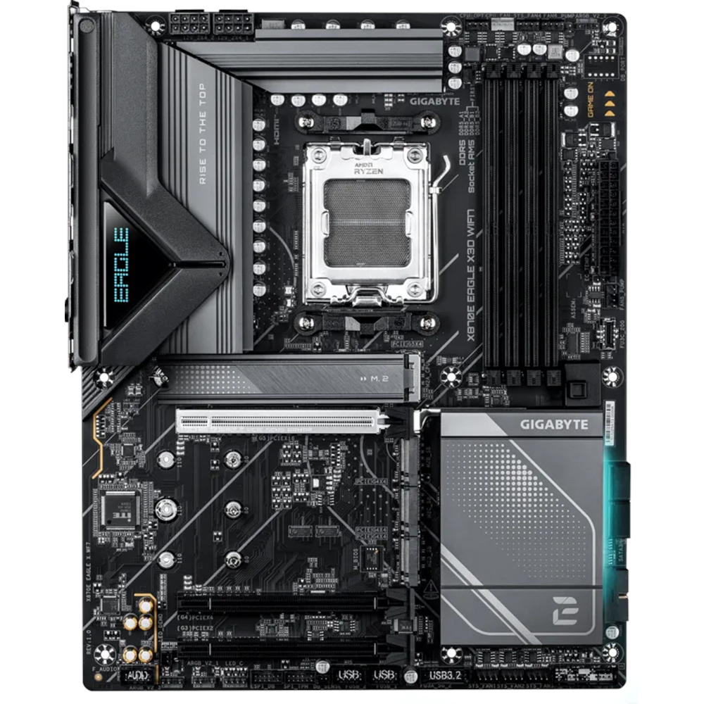 GIGABYTE X870E EAGLE X3D WIFI7 DDR5 HDMI-DP TYPEC PCIE 5.0 AM5 ATX
