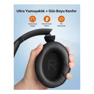 TAOTRONICS TT-BH1119 Aktif Gürültü Engelleyici Kulak Üstü Kulaklık