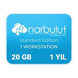 NARBULUT Backup Now Standart Edition 20GB Lisans 1yıl 1kullanıcı basic support is included. 