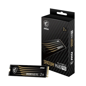 MSI 2TB SPATIUM M480 PRO 7400 7000MB/s M2 NVME GEN4 Disk Soğutuculu
