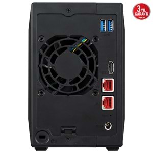 ASUSTOR AS5402T CELERON N5105 4 GB RAM- 2-diskli Nas Server (Disksiz) 