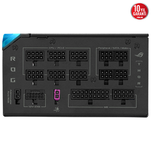 ASUS 1200W 80+ PLATINUM ROG THOR 1200P3 Tam Modüler Power Supply