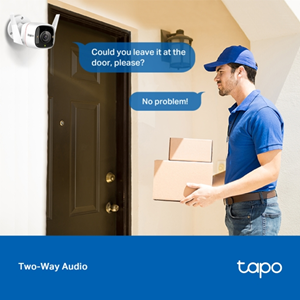 TP-LINK 2MP Bullet 3.3mm Kablosuz IP Kamera Tapo C320WS