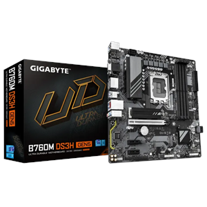 GIGABYTE B760M DS3H GEN5 DDR5 HDMI-DP TYPEC PCIE 4.0 1700p mATX