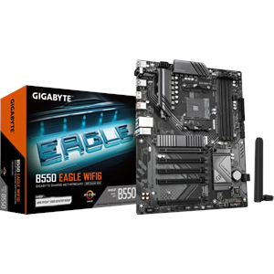 GIGABYTE B550 EAGLE WIFI6 DDR4 HDMI-DP PCIe 4.0 AM4 ATX