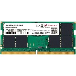TRANSCEND 16GB DDR5 4800MHZ CL40 NOTEBOOK RAM VALUE JM4800ASE-16G