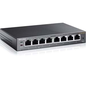 TP-LINK 8port / 4port PoE 65W Gigabit Yönetilebilir Switch TL-SG108PE