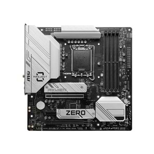 MSI B760M PROJECT ZERO DDR5 HDMI-DP TYPEC PCIE 4.0 1700p mATX