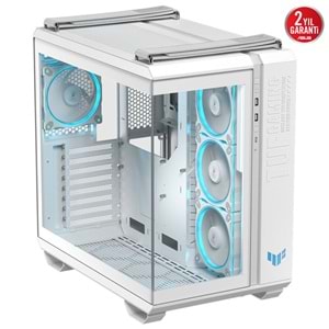 ASUS TUF GAMING GT502 HORIZON Gaming Mid-Tower PC Kasası Beyaz / 90DC0093-B19010