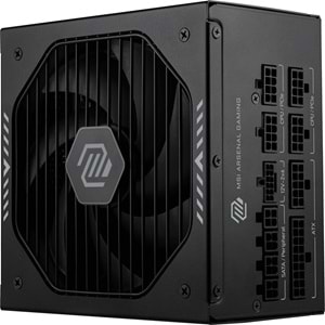MSI 850W 80+ GOLD MAG A850GLS PCIE5 ATX 3.1 PCIe 5.1 12V-2x6 Tam Modüler Power Supply