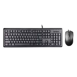 A4TECH KR-9276 Kablolu USB Q Trk Siyah Klavye - Mouse Set