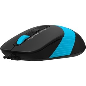 A4TECH FM10 Kablolu USB 1600dpi Siyah/Mavi Mouse