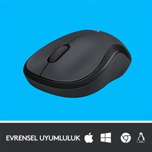 LOGITECH M220 Kablosuz Sessiz Gri/Siyah Mouse (910-004878)