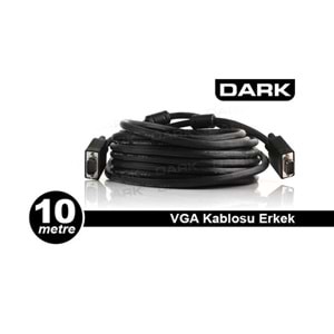 DARK 10metre DK-CB-VGAL1000 VGA Uzatma Kablosu
