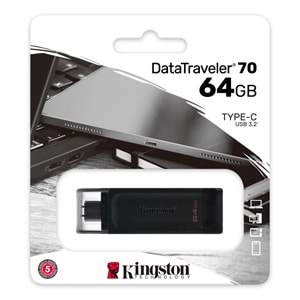 KINGSTON 64GB DT70/64GB TYPEC Usb 3.2 Bellek
