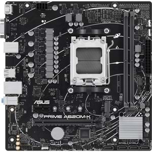 ASUS PRIME A620M-K DDR5 HDMI PCIe 16X v4.0 AM5 mATX